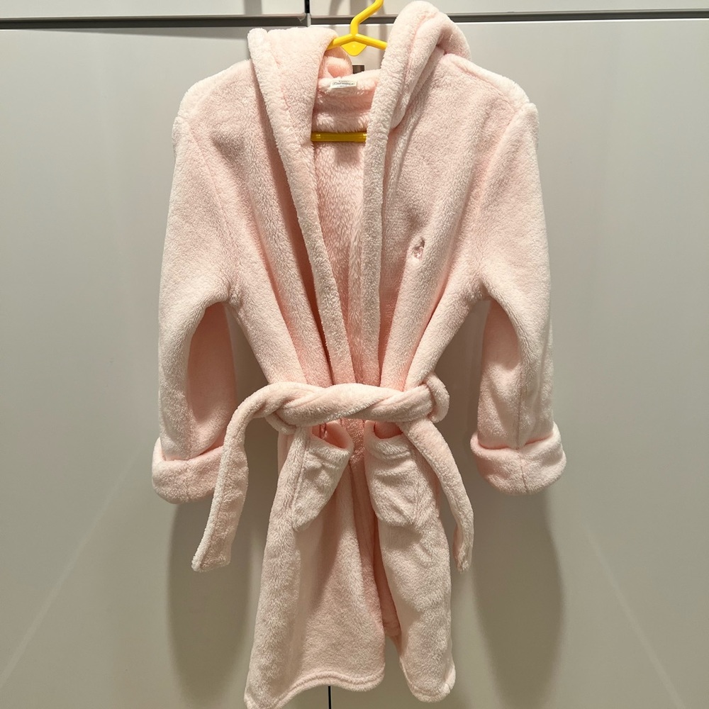 Baby Gap girls soft fleece Sherpa bathrobe